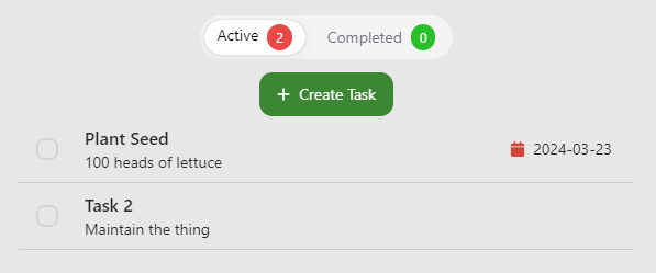 tasks